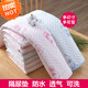 憑霄嬰兒隔尿墊可洗夏季A類(lèi)春夏季防水透氣可洗超大號尿墊新生兒 56*100CM 藍色小熊