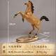 御時(shí)居黃銅擺件立馬發(fā)財(cái)家居工藝品銅馬擺件客廳桌面開業(yè)送領(lǐng)導(dǎo)朋友禮物 立馬發(fā)財(cái)-吉祥黃