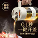 Lissa日本廚房玻璃油壺自動開合蓋不掛油家用大容量防漏醬油醋瓶550ml 冷煙灰1代 倒油壺 550ml