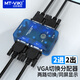 邁拓維矩（MT-viki） VGA切換器分配器 二進(jìn)二出2進(jìn)2出4出高頻分配切換器帶遙控多電腦共享器 2進(jìn)2出 MT-202S