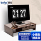 倍方（befon）顯示器增高架雙抽屜鍵盤收納筆記本電腦手機支架置物架臺式電腦底座顯示器支架74437