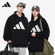 阿迪達(dá)斯 （adidas）百搭舒適簡約潮流運動休閑衛(wèi)衣 XL碼