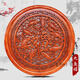 木雕掛件香樟木實(shí)木雕刻掛件中式客廳福字圓形玄關(guān)背景墻壁掛 1米拍下備注款式