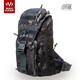 MAXGEAR劍魚胸包男士戶外迷彩單肩斜挎包戰(zhàn)術(shù)弓箭手騎行背包 黑色魔蝎迷彩
