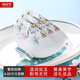 陶園夢(mèng)繁花似錦碗盤(pán)餐具套裝輕奢家用碗筷盤(pán)碟組合咨詢(xún)客服領(lǐng)大額券 4.85寸斗笠碗飯碗湯碗-繁花似錦