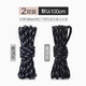 HKNS適配于安··踏李··寧老爹鞋鞋帶潮流運動(dòng)鞋籃球鞋斜點(diǎn)粗圓形鞋帶繩 黑淺灰+黑深灰【2雙裝】 120cm
