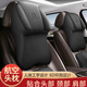 齊選航空級汽車(chē)頭枕腰靠全皮款四季通用記憶棉頸枕靠枕車(chē)載座椅護頸枕 航空頭枕-全皮款【夢(mèng)幻黑】