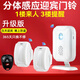 立可安歡迎光臨門鈴感應(yīng)器店鋪進(jìn)門報(bào)音器語(yǔ)音提示超市分體式感應(yīng)迎賓器 1主機(jī)+2感應(yīng)器+1遙控器