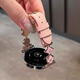 炫戴適用華為GT6/watch5表帶gt4女款gt3腕帶watch3/4/5pro時(shí)尚41mm真皮質(zhì)女生gt2手鏈小香風(fēng)高級運動(dòng)夏 拼接皮表帶-玫金配粉色 GT6/GT5/GT4/GT5pro接口18