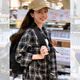 上流匯2025年新款港風(fēng)復(fù)古格子襯衫女裝春夏季新款女設(shè)計(jì)感上衣外套 藏青色襯衫（高品質(zhì)） M 【90-100斤拍】