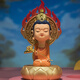 銅師傅銅擺件《吉祥本命佛》觀音桌面客廳玄關文殊普賢觀音菩薩擺件 大勢至菩薩（生肖馬本命佛）