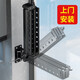希朗陽(yáng)臺折疊晾衣架衛生間晾衣桿伸縮簡(jiǎn)易室內外曬襪子神器隱形掛衣架 旗艦版白色4段-可上翻【包安裝】