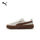 彪馬（PUMA）厚底鞋|增高小白鞋松糕鞋女款冬休閑板鞋PLATFORM 363559 米白色-棕色-18 37