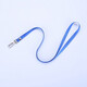 卡富仕1cm寬電信鉤胸卡繩子方扣工牌吊繩橄欖扣工作證掛繩證件卡套掛脖員工廠(chǎng)牌掛帶胸牌帶子掛繩定制印刷 100藍色掛繩 1個(gè)