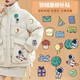 京迭自粘羽絨服補丁貼沖鋒衣無(wú)痕修復修補貼破洞貼衣服圖案免縫布貼 宇航員款補丁貼 自粘膠