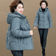 鹿儷秀媽媽冬裝羽絨棉服2025新款唐裝上衣中老年人奶奶裝保暖棉襖外套女 藍色【高品質(zhì)棉服】 2XL 【建議105-120斤】