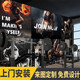 西里爾（CLIER）運(yùn)動(dòng)健身房壁紙肌肉男美女圖工作室背景墻面裝飾壁畫健美海報(bào)墻紙 無縫防水油畫布/平