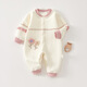 INSAHO嬰兒衣服純棉連體衣春季a類男女寶寶新生兒爬服幼兒哈衣0-6-12月 粉色花仙子-djyf165 73cm （建議6-9月）