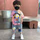 酷樂羊奧特曼男童衣服夏裝2025新款兒童裝短袖痞帥夏款小童夏季男寶套裝 圖片色 110