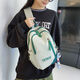 胸包男女斜挎包ins撞色小挎包時(shí)尚休閑學(xué)生單肩包大容量運動(dòng)背包 清新綠