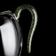金鑲玉 玻璃公杯 高硼硅耐冷耐熱公道杯功夫茶具配件280cc禮盒裝 煥彩綠金玻璃公杯