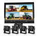 譽(yù)霸（YOELBAER）大小貨車(chē)倒車(chē)影像高清夜視卡車(chē)挖機顯示器收割機12V24V行車(chē)記錄儀 7寸聲控1080P四分割套餐（無(wú)卡）