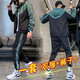 PINFULU衛(wèi)衣套裝男秋季男裝衣服男裝外套男士運(yùn)動(dòng)套裝男生潮流寬松春秋款 TZ6180綠色 2XL 140-160斤