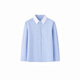 忻悅晴兒童襯衫男童長(cháng)袖白領(lǐng)藍色校服演出服中小童春秋襯衣學(xué)生校服打底 相色=長(cháng)袖+藍色 170碼
