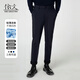 EVE【加絨防粘毛】男士休閑長(zhǎng)褲25新款柔軟彈力寬松商務(wù)通勤下裝舒適 XEB727033藍(lán)色 常規(guī) 防粘毛 34