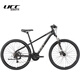 UCC運動(dòng)自行車(chē)刺刀MD山地車(chē)鋁合金車(chē)架27.5輪徑禧瑪諾變速內走線(xiàn)設計 俠客黑 21速 420mm /L建議身高：172-185