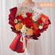 彼遇生日禮物女手工針織毛線花囍新婚訂婚禮物送閨蜜結婚紀念日送老婆