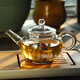 一屋窯制（YiWuYao）家用小茶壺功夫茶壺茶具耐熱泡茶壺帶過濾網綠茶壺紅茶壺花茶壺 200ML 單壺
