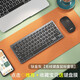 B.O.W HW098A 有線(xiàn)鍵盤(pán)輕音超薄便攜 USB辦公游戲小鍵盤(pán) 巧克力按鍵外接鍵盤(pán)鼠標套裝無(wú)線(xiàn) 2.4G無(wú)線(xiàn)鍵鼠套裝-碳金灰【電池版】