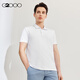 G2000男裝2025春夏商場(chǎng)同款珠地質(zhì)感親膚短袖Polo衫 白色 L