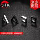 子午線 三角形耳釘男士氣質(zhì)個(gè)性學(xué)生街頭簡(jiǎn)約單只耳環(huán)潮人ins耳飾品 三角形 銀色