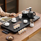茶藝貴族 優(yōu)品白瓷隱山配磨砂古窗茶盤(pán)茶具套裝一體式全自動(dòng)上水套餐家用