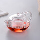 一屋窯制（YiWuYao）家用耐熱酒店餐廳玻璃茶具玻璃壺350ML花茶壺茶壺泡茶壺煮茶壺 350ML 單支