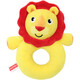 費(fèi)雪(Fisher-Price)獅子安撫搖鈴圈 嬰幼兒毛絨玩具 寶寶卡通手偶0-1-2歲F1035生日禮物送寶寶