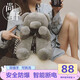 尚野優(yōu)品充電熱水袋可愛(ài)卡通毛絨可拆洗暖手寶電熱寶雙插手暖水袋電熱水袋 紳士熊-雙插手【防爆充電器】