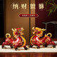 諾詩(shī)曼納財(cái)貔貅擺件一對(duì)開業(yè)大吉禮品擺件客廳玄關(guān)辦公室店鋪前臺(tái)工藝品