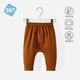 舒貝怡寶寶PP褲子夏季兒童長(cháng)褲男童褲子春夏薄款女童嬰兒外出大屁屁褲夏  憨厚熊棕色 90 cm(18-24個(gè)月)