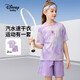 迪士尼（DISNEY）女童速干短袖套裝六一兒童節中大童高彈兩件套25夏DB421AA18紫140