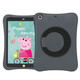 冉閱適用于 iPad2020/2021保護套Air6/AIR7兒童防摔手提a2197平板IPAD11硅膠套A16全包保護殼 灰黑 2018 新ipad 9.7