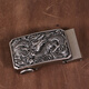 煦赟龍頭皮帶扣頭腰帶扣復古銅色自動(dòng)卡扣褲帶卡子3.5cm腰帶 復古龍自動(dòng)扣二號