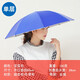 蘭憐傘帽頭戴雨傘帽子釣魚(yú)頭戴太陽(yáng)傘戶外采茶環(huán)衛(wèi)防曬斗笠傘折疊大號(hào) 【直徑65cm】單層寶藍(lán)色