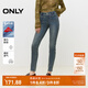 ONLY秋季萊卡復(fù)古做舊小個(gè)子緊身褲牛仔褲女|124432008 J34 390洗水牛仔藍(lán) S (160) 64A