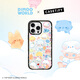 CASETIFY DIMOO WORLD x CASETiFY聯(lián)名 DIMOO和小伙伴們 適用于iPhone16/15/14 Plus/Pro/Max防摔手機(jī)殼 透明黑框 iPhone 16 Pro 