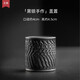 象運(yùn)福陶瓷蓋置功夫茶具配件蓋碗茶壺蓋托茶寵擺件茶蓋擱墊架茶道零配 黑銀手作-蓋置