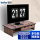 倍方（befon） 顯示器增高架 雙抽屜辦公電腦桌底座托架 臺(tái)式電腦筆記本 鍵盤收納架 桌面收納架72730