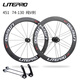 LP LITEPRO折疊車(chē)高框40MM大刀圈輪組小輪20寸自行車(chē)輪組406/451碟V剎輪轂 451黑色74/130圈剎一對